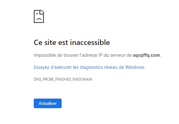 site anaccessible